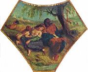 Eugene Delacroix Babylonische Gefangenschaft oil painting artist